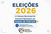 O que se pode publicar no site da Câmara Municipal de Joselândia no período eleitoral